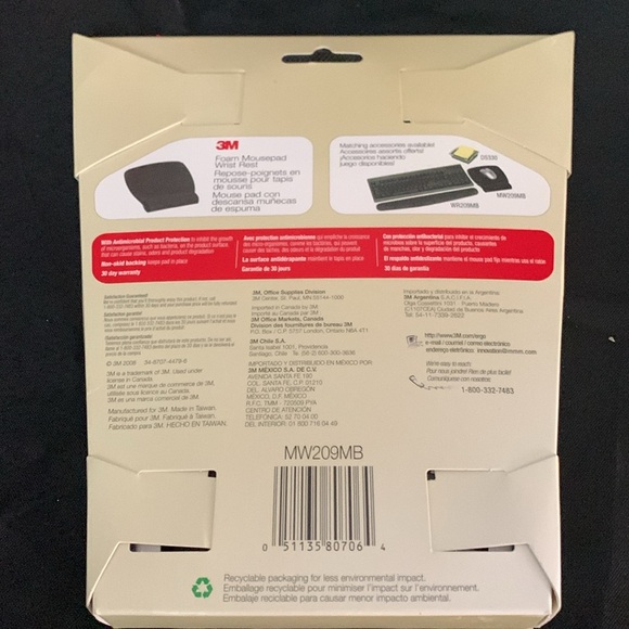 3M Foam Mousepad Wrist Rest - Picture 2 of 2